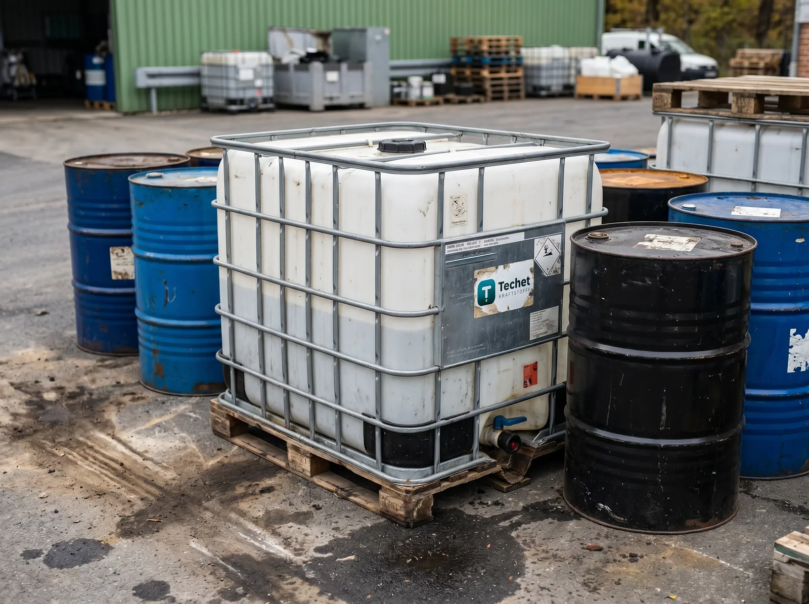 Gebinde, Fässer und IBC-Container von Techet Kraftstoffe